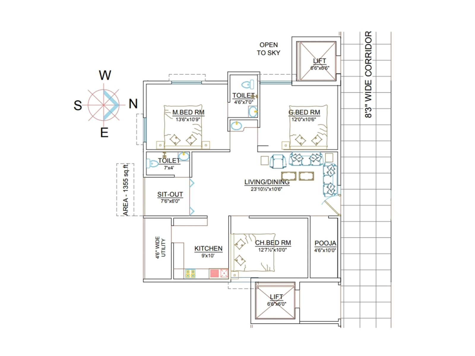 SRC Dwarakamayee floor plan layout